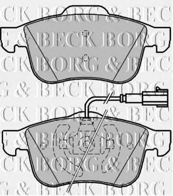 BORG & BECK bbp1979 -  Комплект тормозных колодок, дисковый тормоз